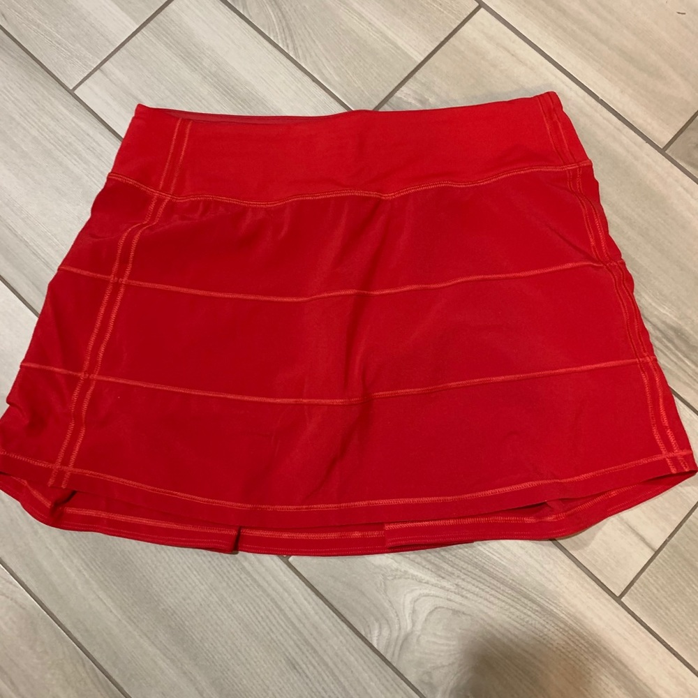 Lululemon Pace Rival Skirt Tall * Dark Red - Picture 3 of 6
